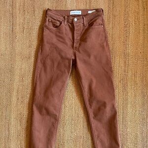 Aritzia Yoko High Rise Slim jeans 27x28